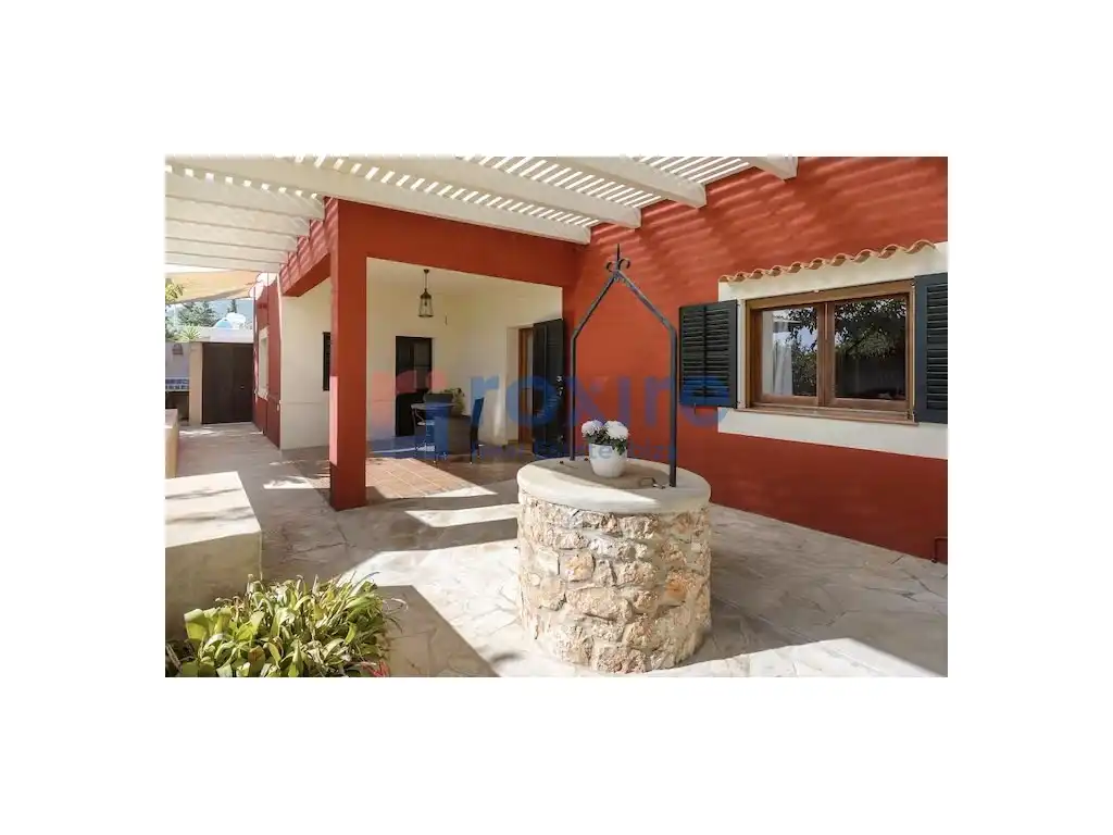 Vista exterior de Casa o chalet de alquiler en Sant Josep de sa Talaia con Aire acondicionado, Jardín privado y Terraza