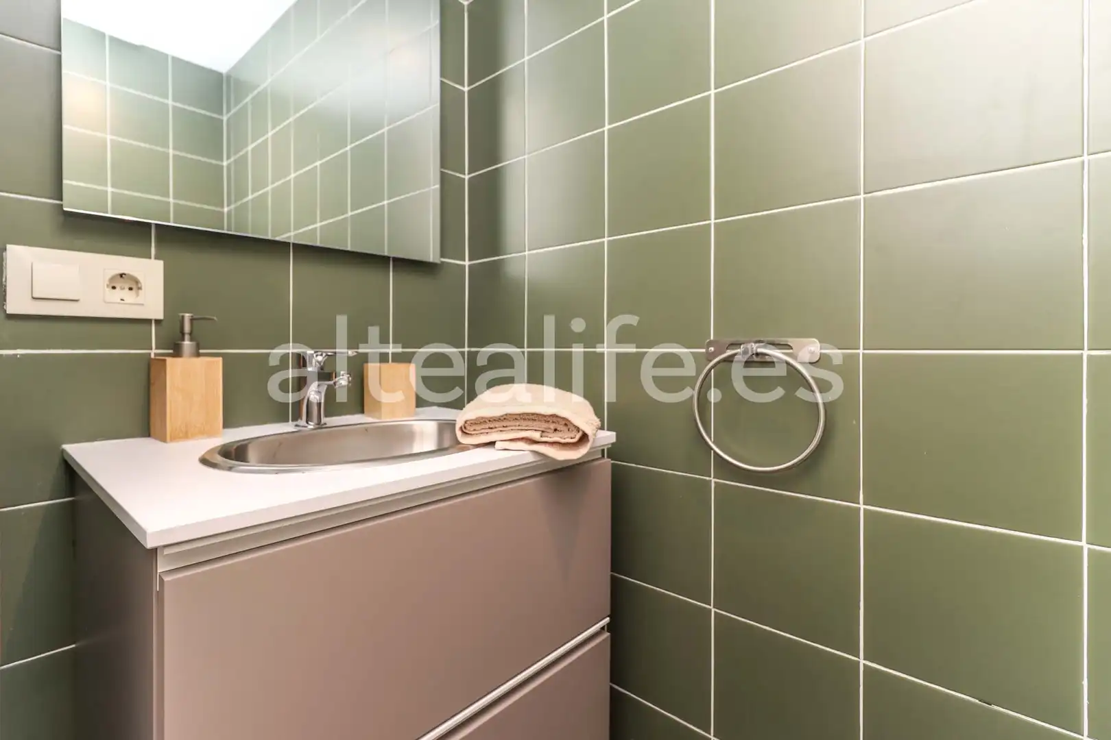 Baño de Casa adosada en venta en Altea con Aire acondicionado, Parquet y Balcón