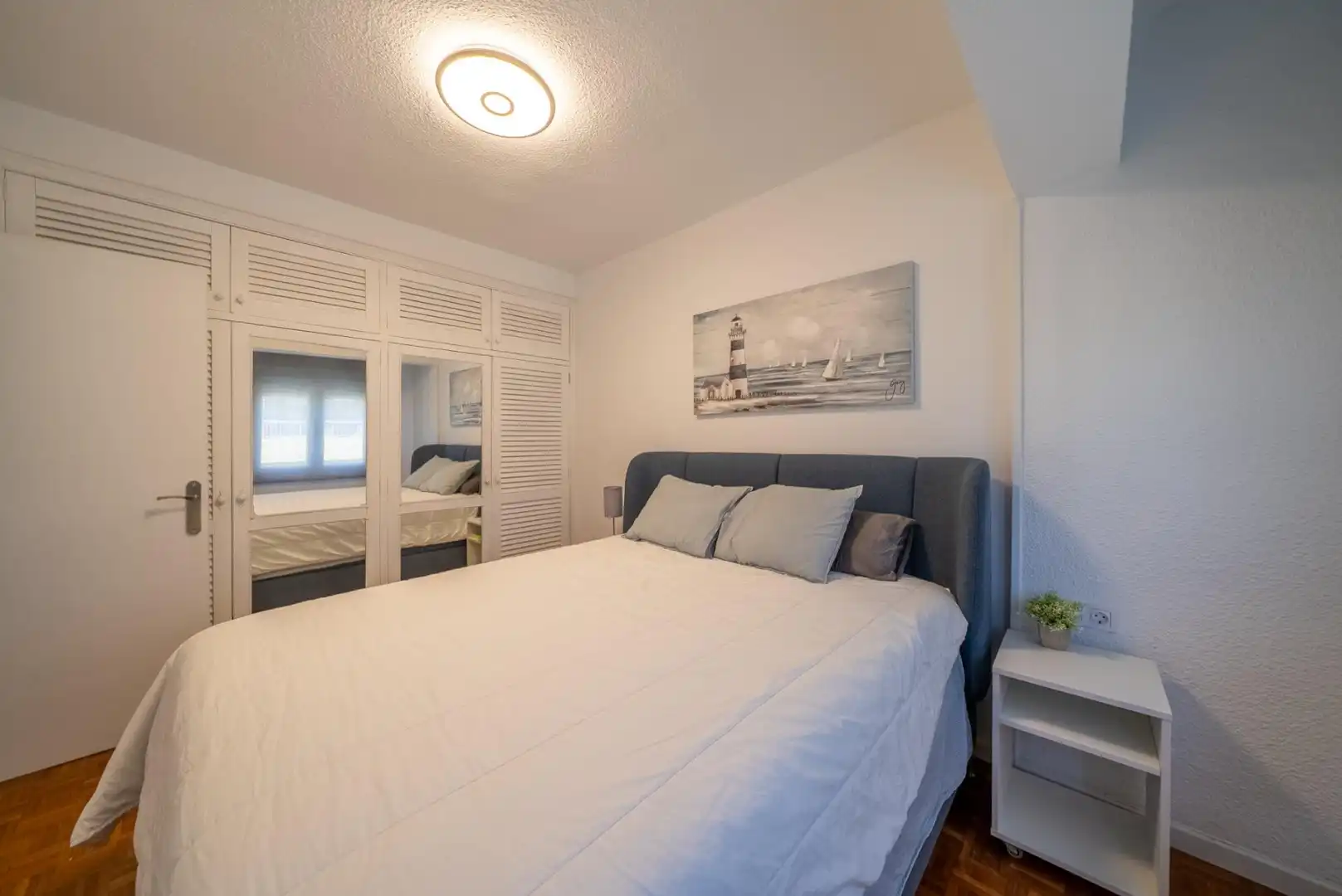 Dormitori de Apartament de lloguer en Alicante / Alacant amb Moblat i Balcó