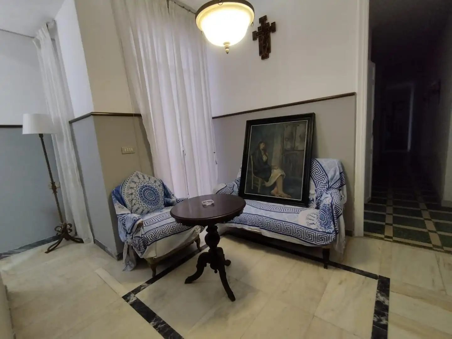 Living room of Flat for share in Badajoz  with Air Conditioner