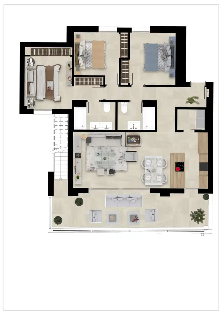 Apartamento con piscina en venta en La Cala Golf - Lagar Martell, imagen 16