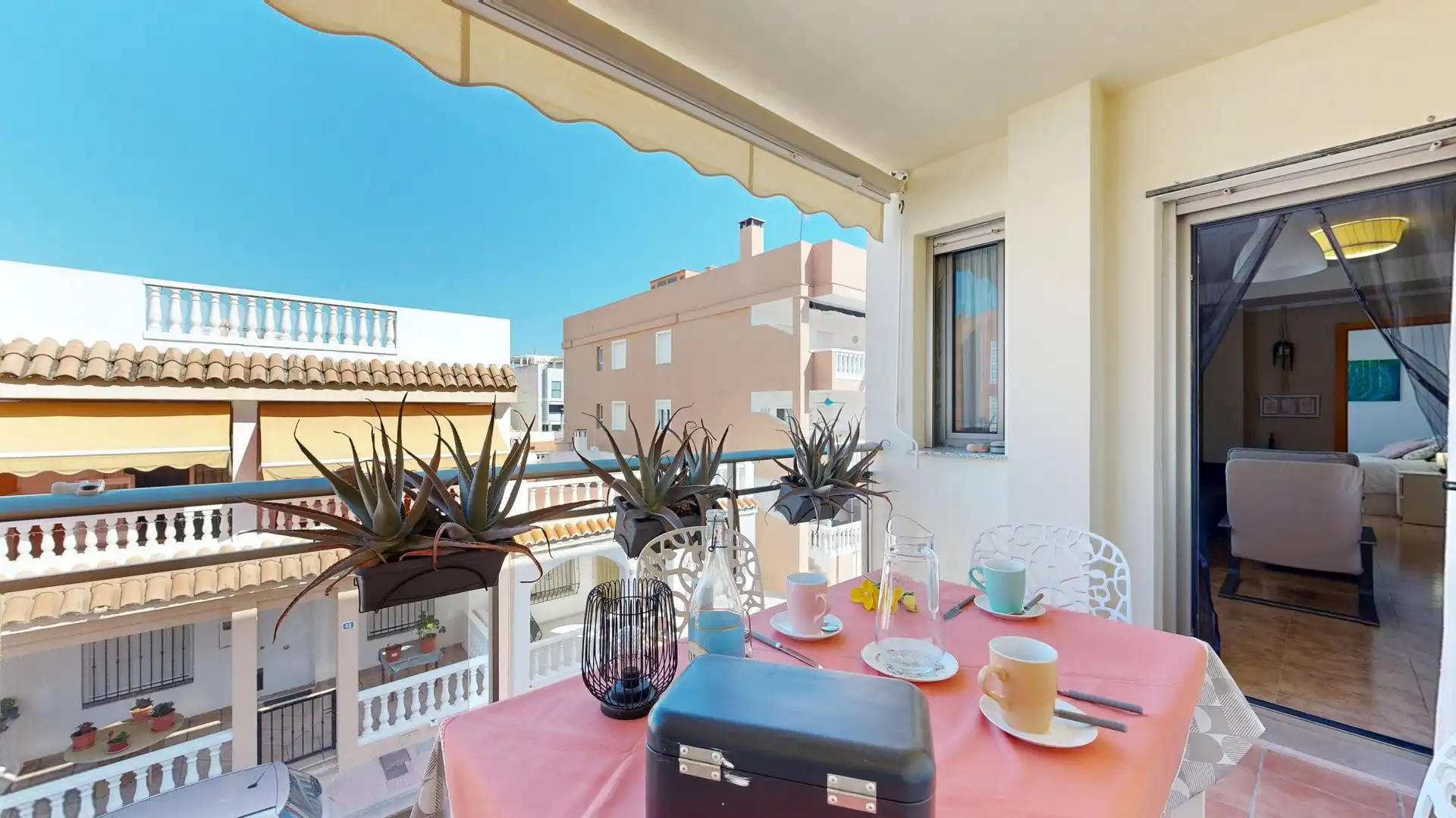 Terraza de Piso de alquiler en Chilches / Xilxes con Aire acondicionado, Calefacción y Terraza