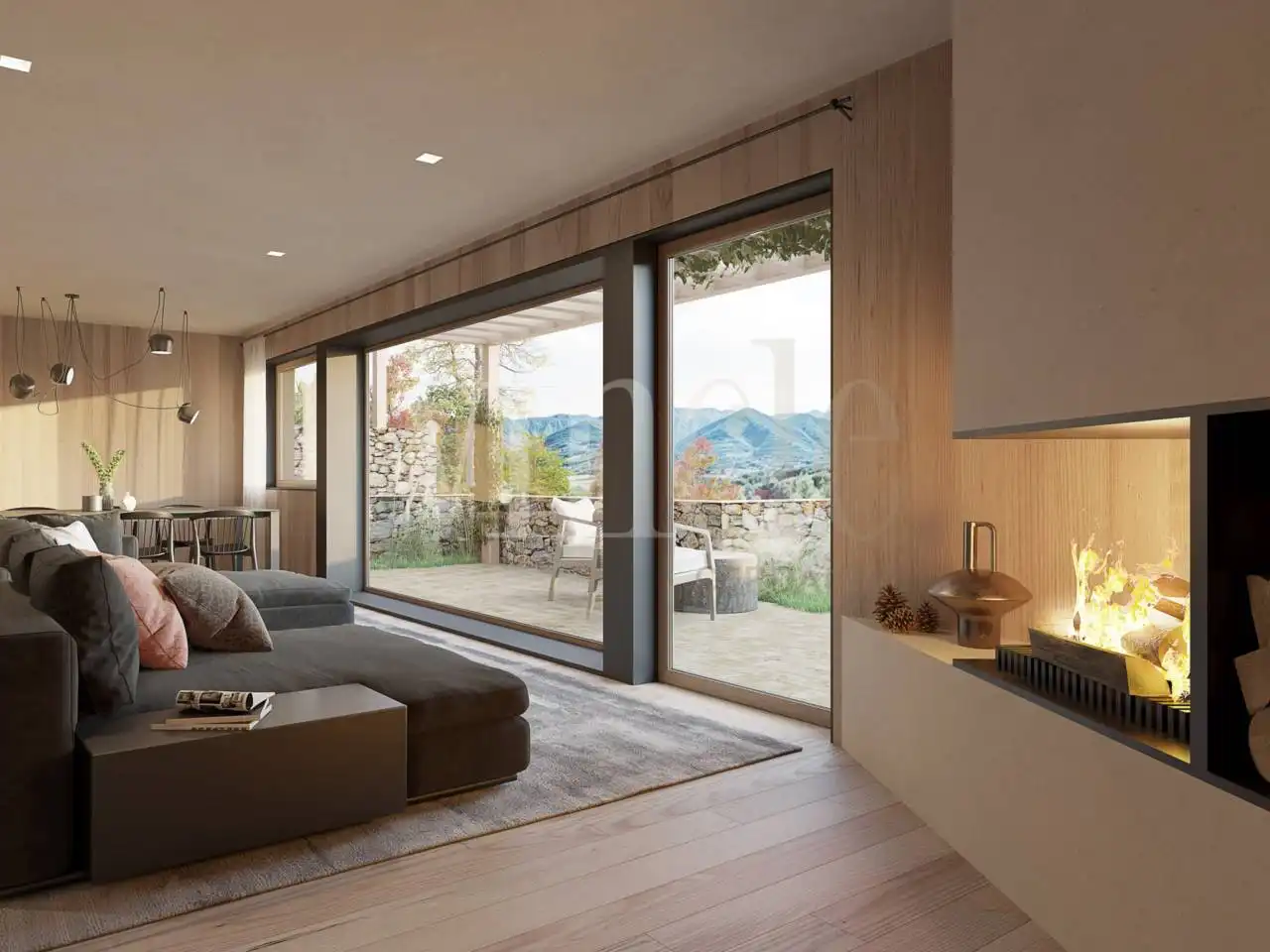 Sala d'estar de Casa o xalet en venda en Prullans amb Calefacció, Jardí privat i Parquet