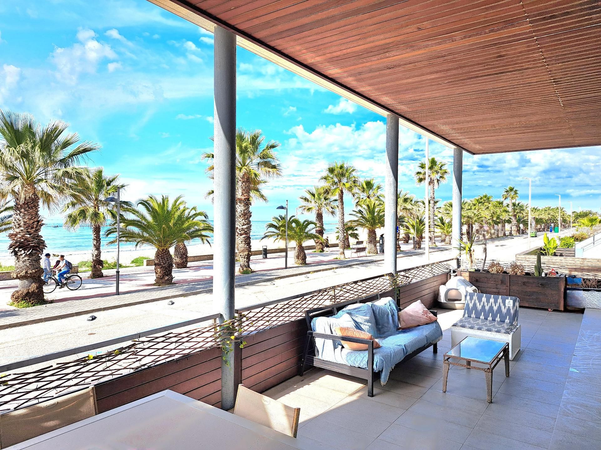 Terrace of Planta baja for sale in Cubelles  with Air Conditioner, Terrace and Storage room