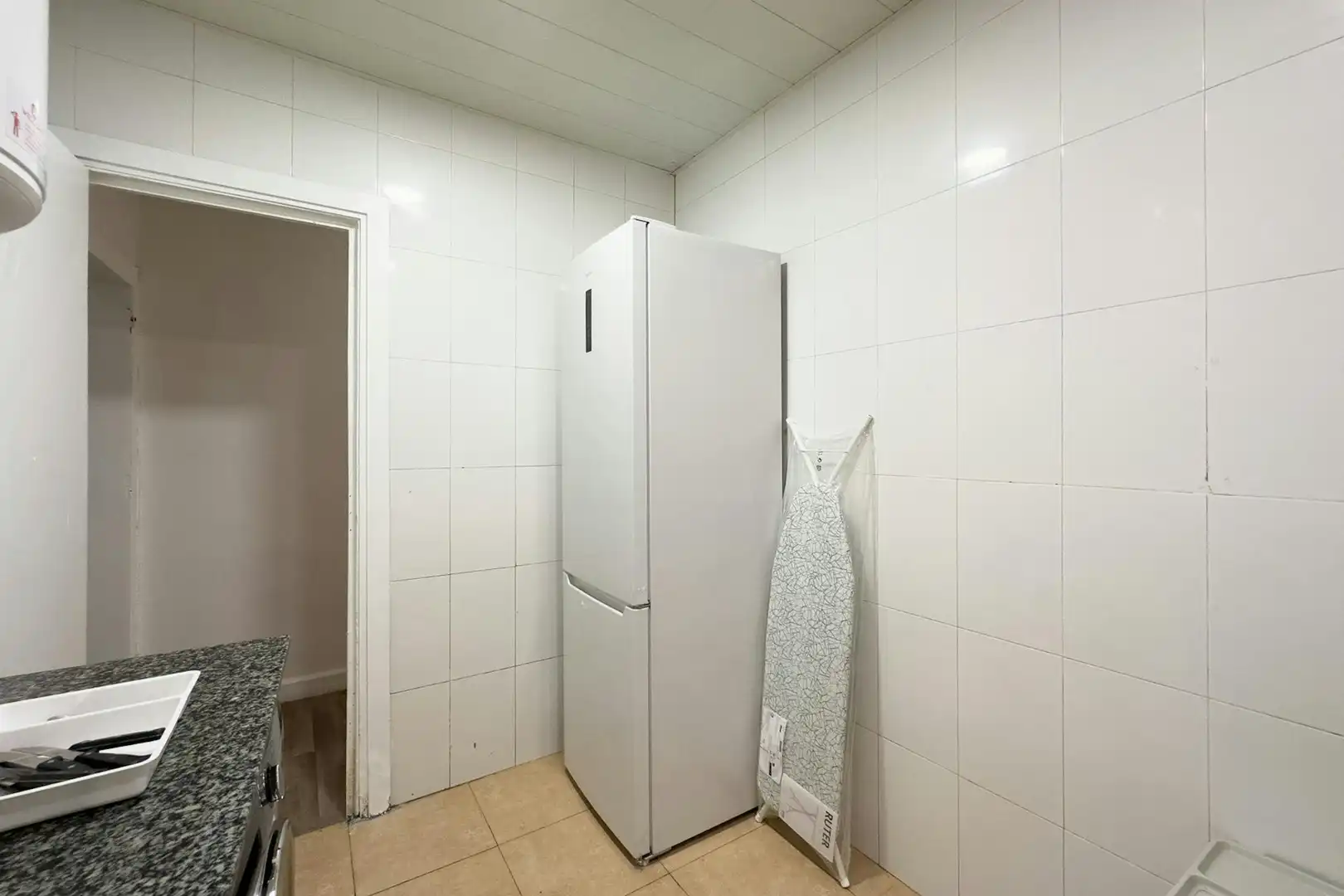 Kitchen of Flat for share in Barcelona  with Washing machine