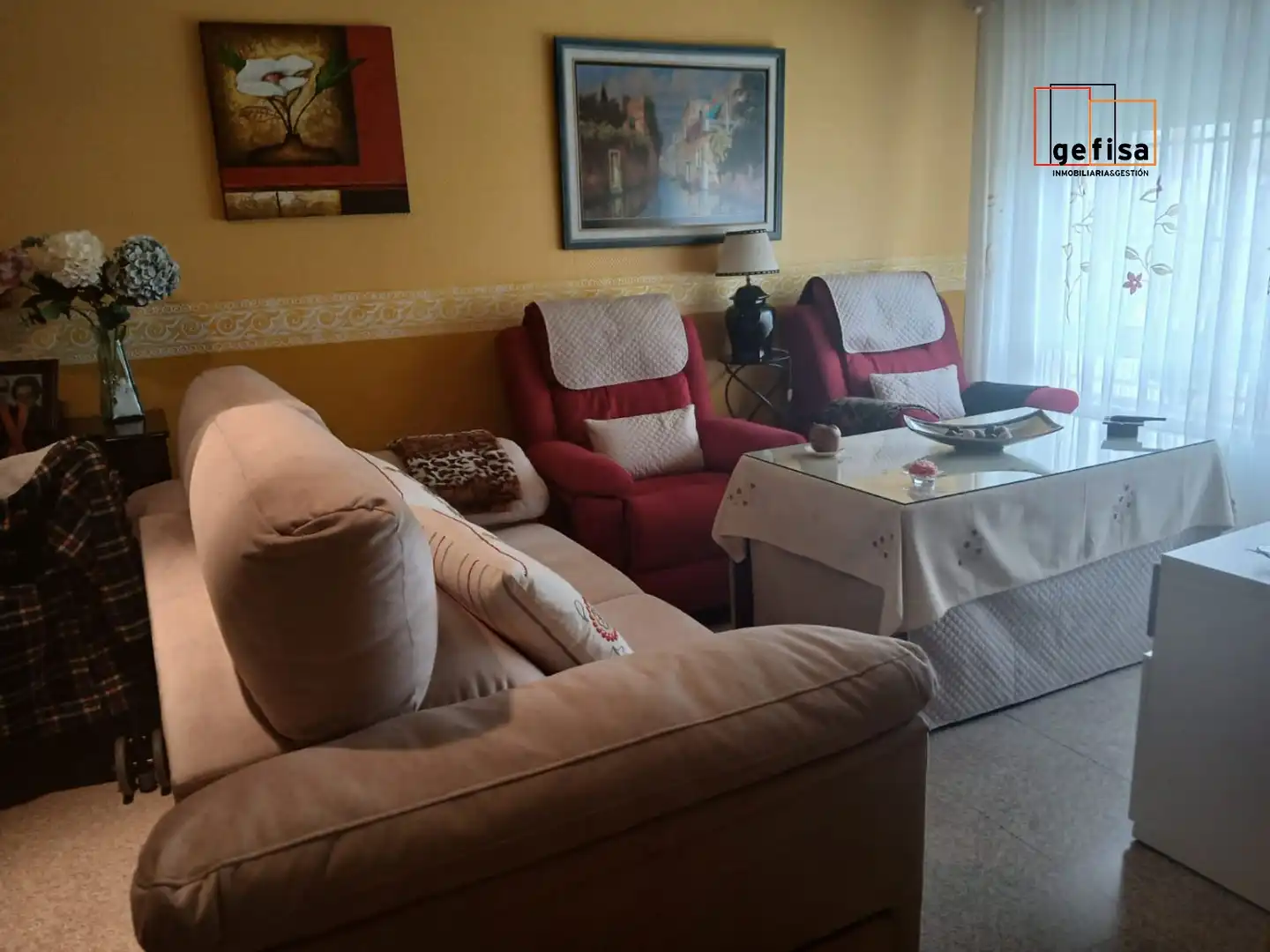Sala de estar de Casa o chalet en venta en Valdepeñas con Aire acondicionado, Calefacción y Terraza