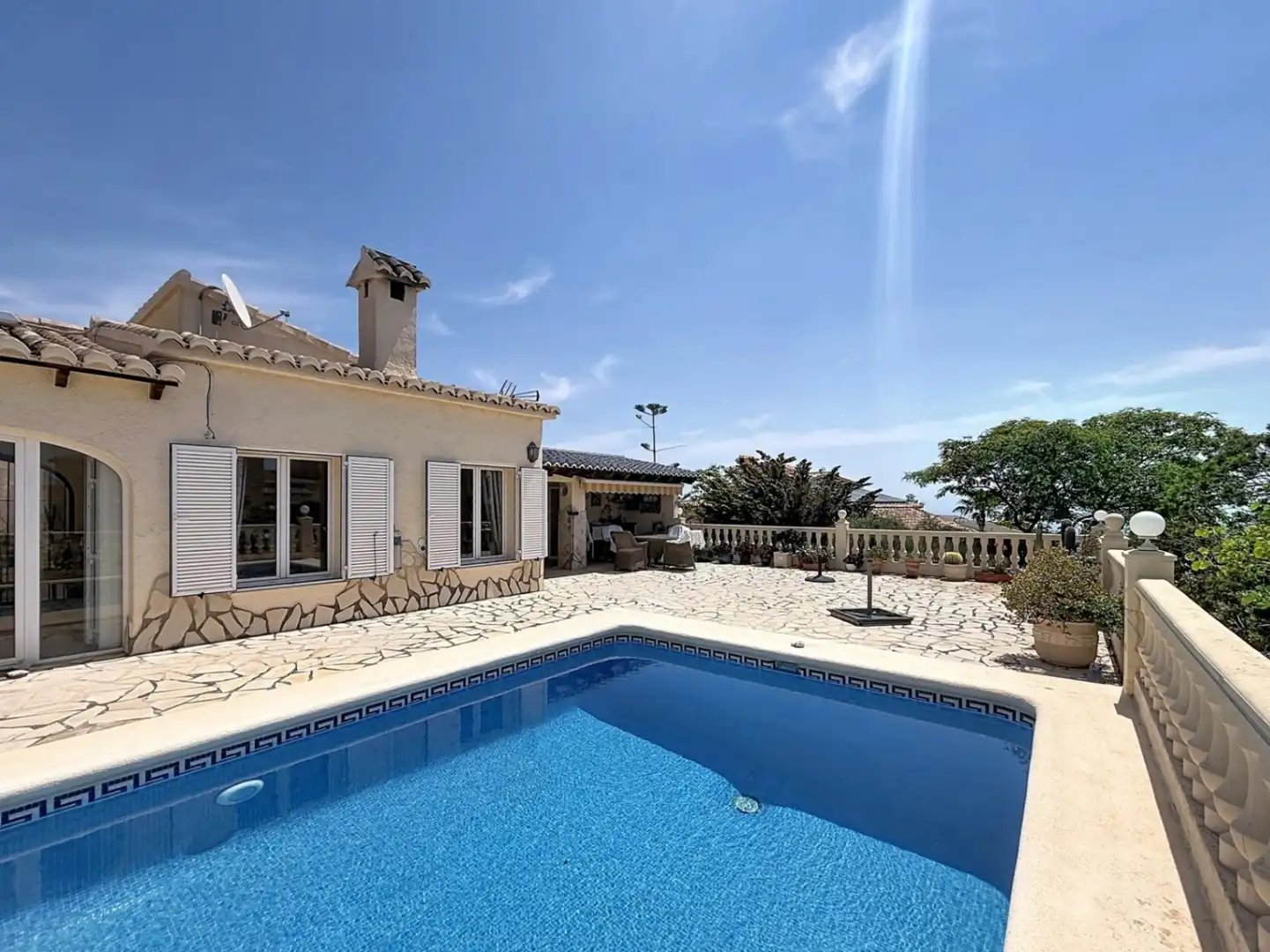 Piscina de Casa o chalet en venta en Benitachell / El Poble Nou de Benitatxell con Aire acondicionado, Calefacción y Jardín privado