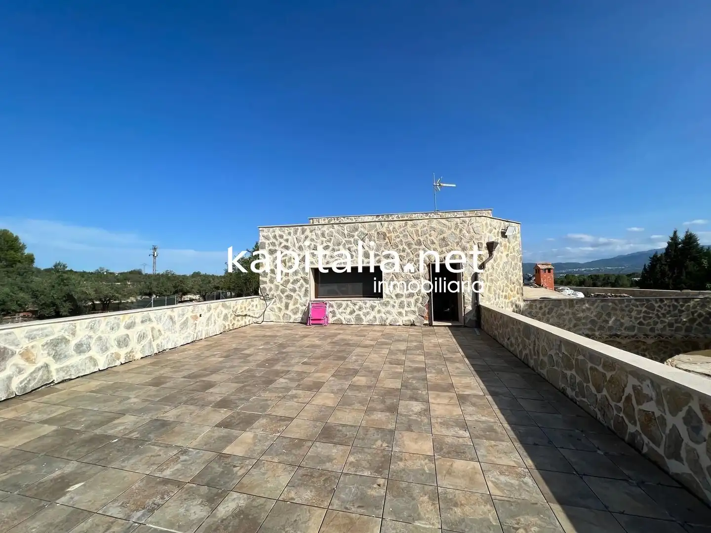 Terrassa de Casa o xalet en venda en L'Olleria amb Calefacció, Jardí privat i Terrassa