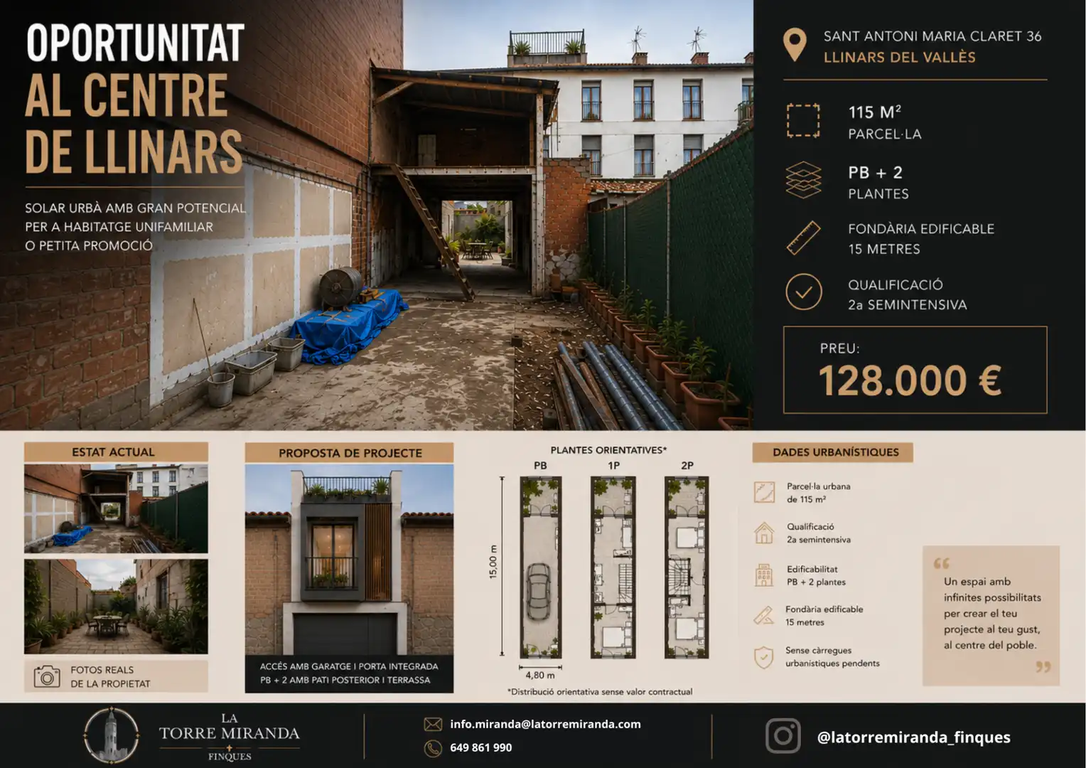 Rural land for sale in Carrer Sant Antoni Maria Claret