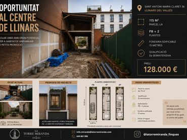 Rustikales Grundstück zum Verkauf in Carrer Sant Antoni Maria Claret