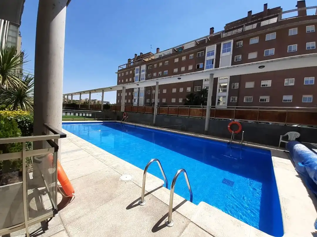 Swimming pool of Flat for rent in Madrid  with Air Conditioner, Heating and Terrace
