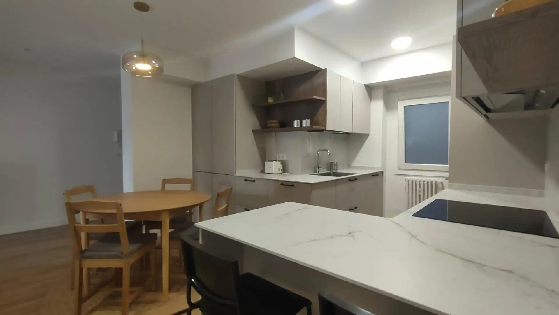Cocina de Piso de alquiler en Donostia - San Sebastián  con Calefacción, Terraza y Amueblado
