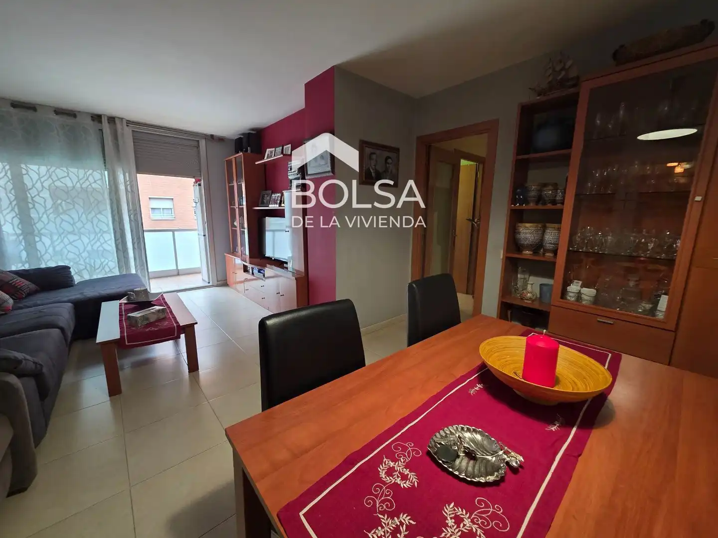 Sala d'estar de Pis en venda en Manresa amb Terrassa i Moblat