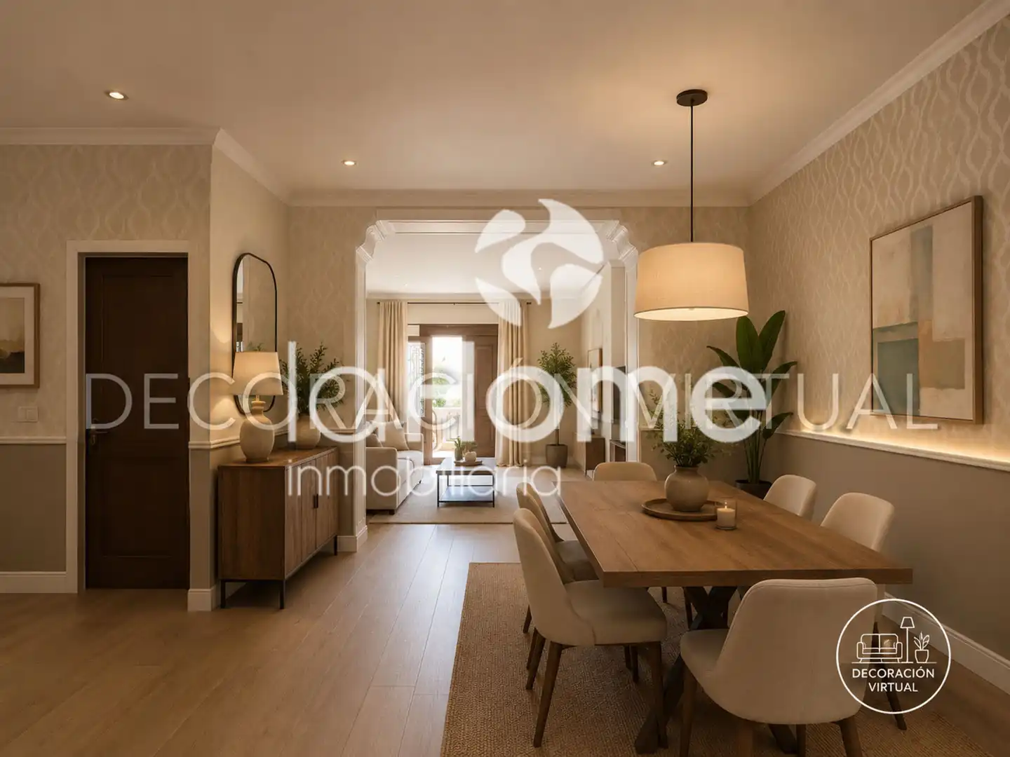 Comedor de Casa adosada en venta en Burjassot con Jardín privado, Terraza y Balcón