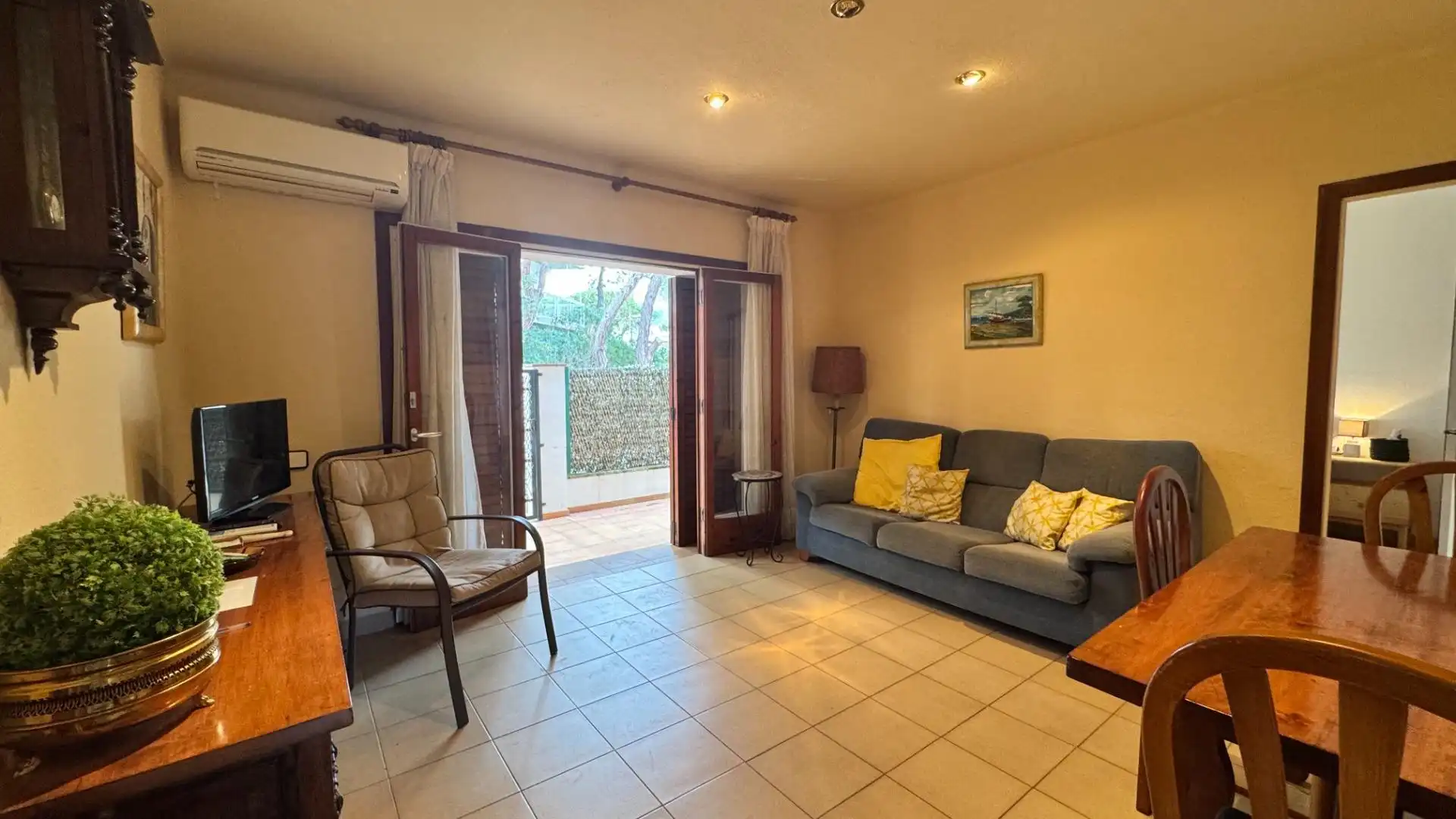 Wohnzimmer von Wohnung zum Verkauf in Castell d'Aro, Platja d'Aro i s'Agaró mit Terrasse