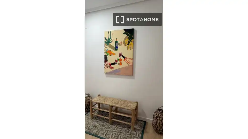 Vista exterior de Apartamento para compartir en Valencia con Aire acondicionado, Terraza y Amueblado