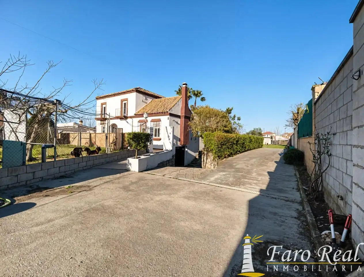 Vista exterior de Casa o xalet en venda en Sanlúcar de Barrameda amb Jardí privat i Piscina