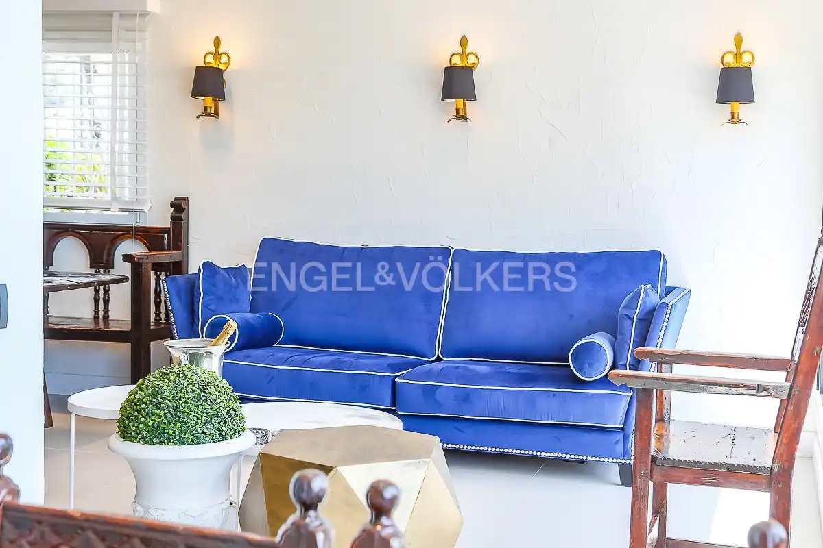 Wohnzimmer von Wohnung zur Miete in Sitges mit Klimaanlage, Heizung und Schwimmbad