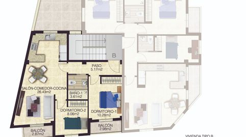 Disponibles estas 4 nuevas modernas viviendas con estupendas calidade en el pueblo de Jacarilla, junto al Río Segura, con nuestro, imatge 2