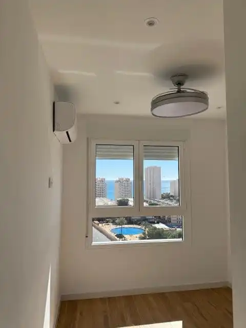 Bedroom of Flat for rent in El Campello  with Air Conditioner, Terrace and Furnished