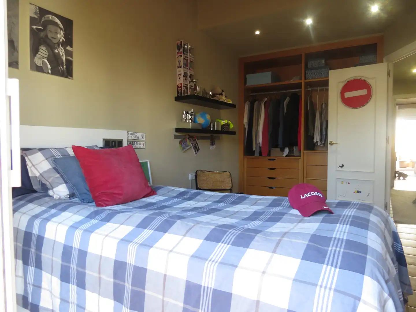 Schlafzimmer von Country house zur Miete in Sant Andreu de Llavaneres mit Heizung, Parkett und Terrasse