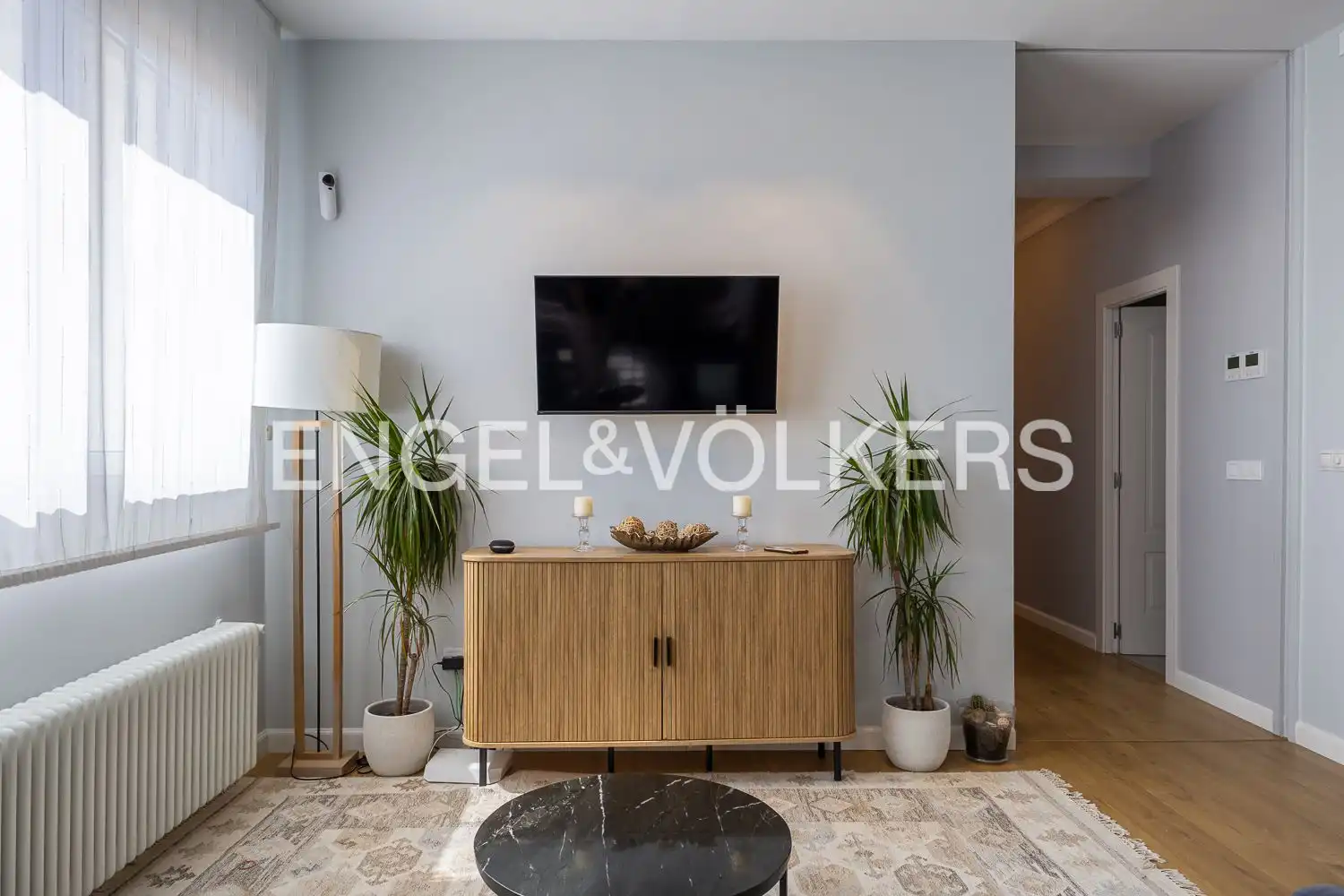 Sala de estar de Piso de alquiler en Valencia con Aire acondicionado, Calefacción y Parquet