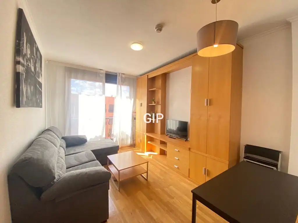 Living room of Flat for rent in  Madrid Capital  with Air Conditioner, Heating and Parquet flooring