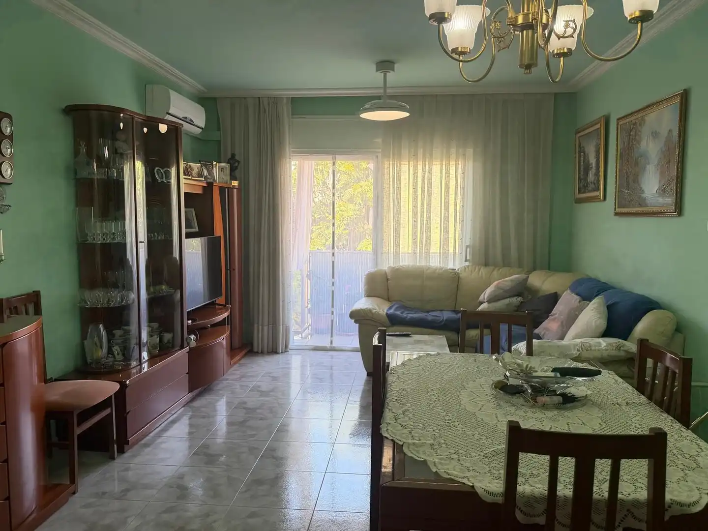 Living room of Flat for sale in Mataró  with Air Conditioner and Heating