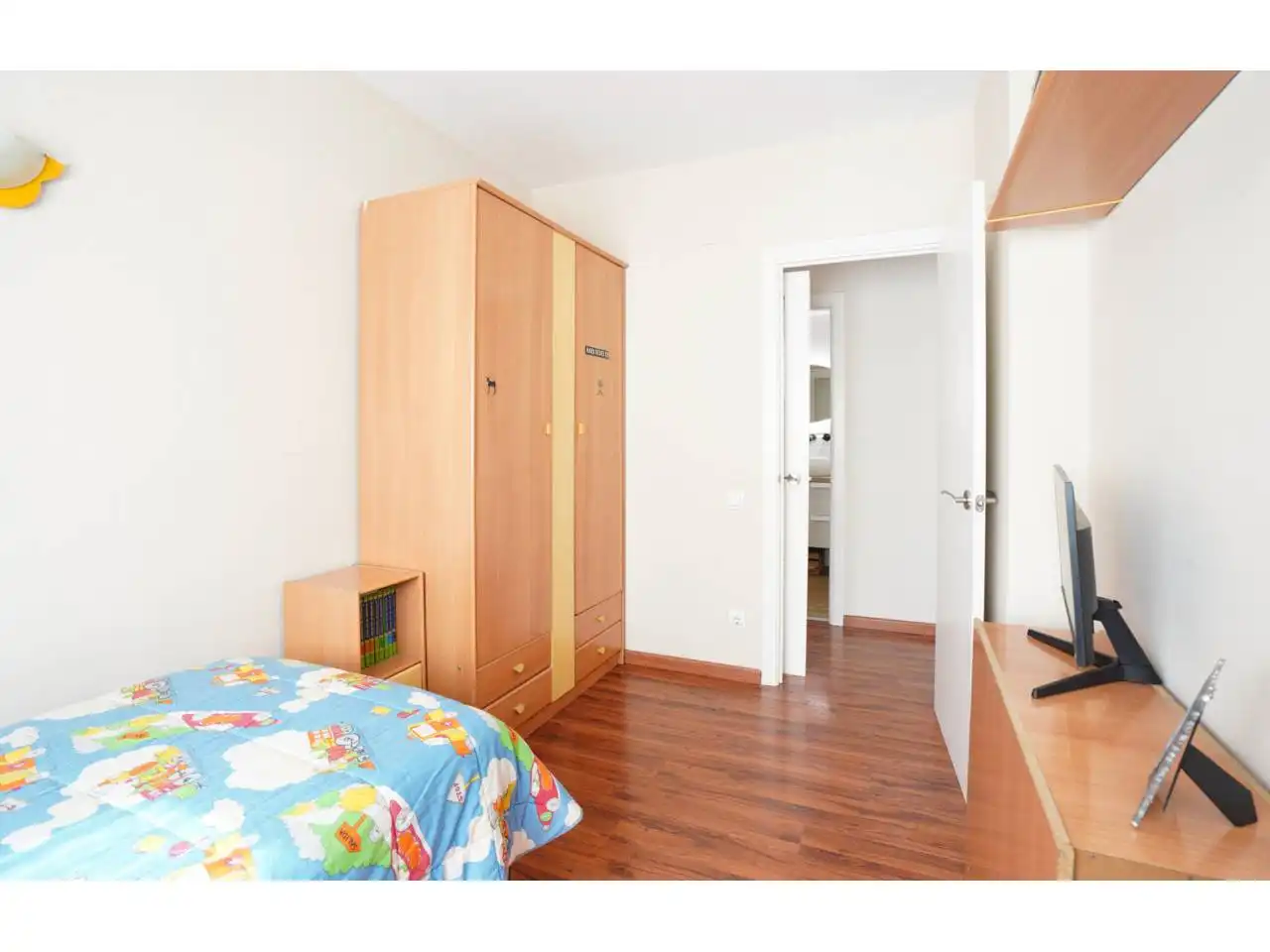 Bedroom of Flat for sale in Polinyà  with Heating, Private garden and Parquet flooring