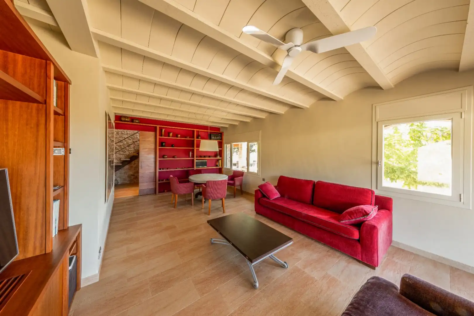Sala d'estar de Finca rústica en venda en Miravet amb Aire condicionat, Calefacció i Jardí privat