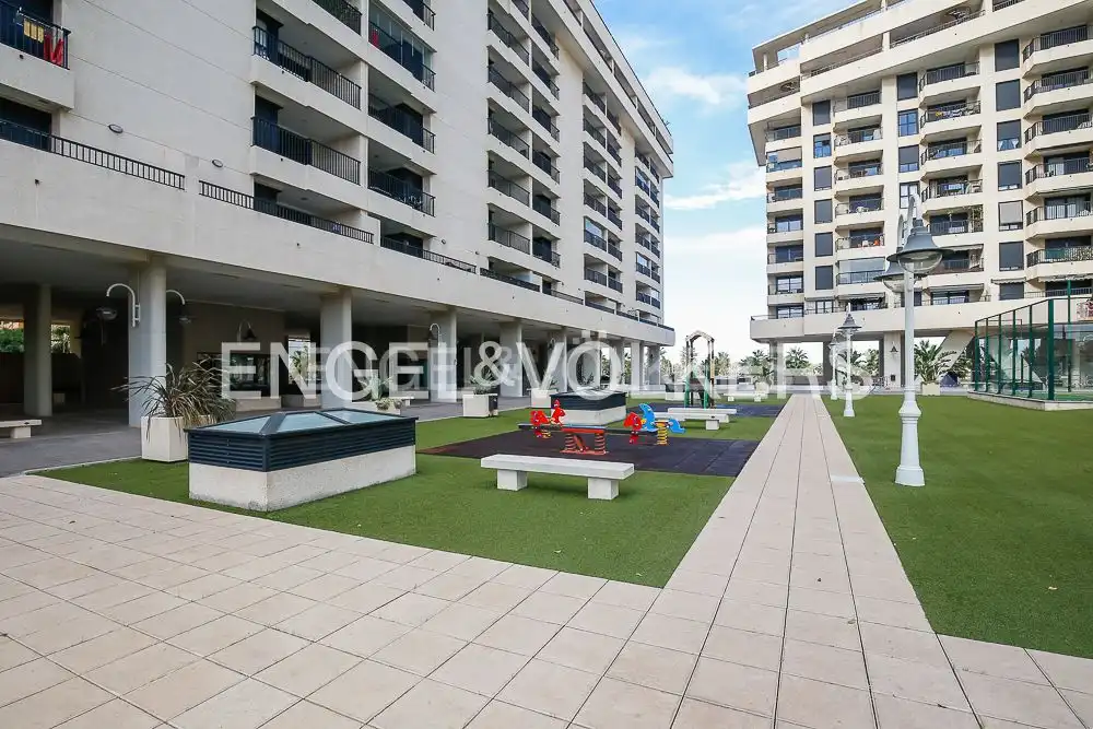 Terrace of Flat for rent in Alboraya  with Air Conditioner, Heating and Private garden