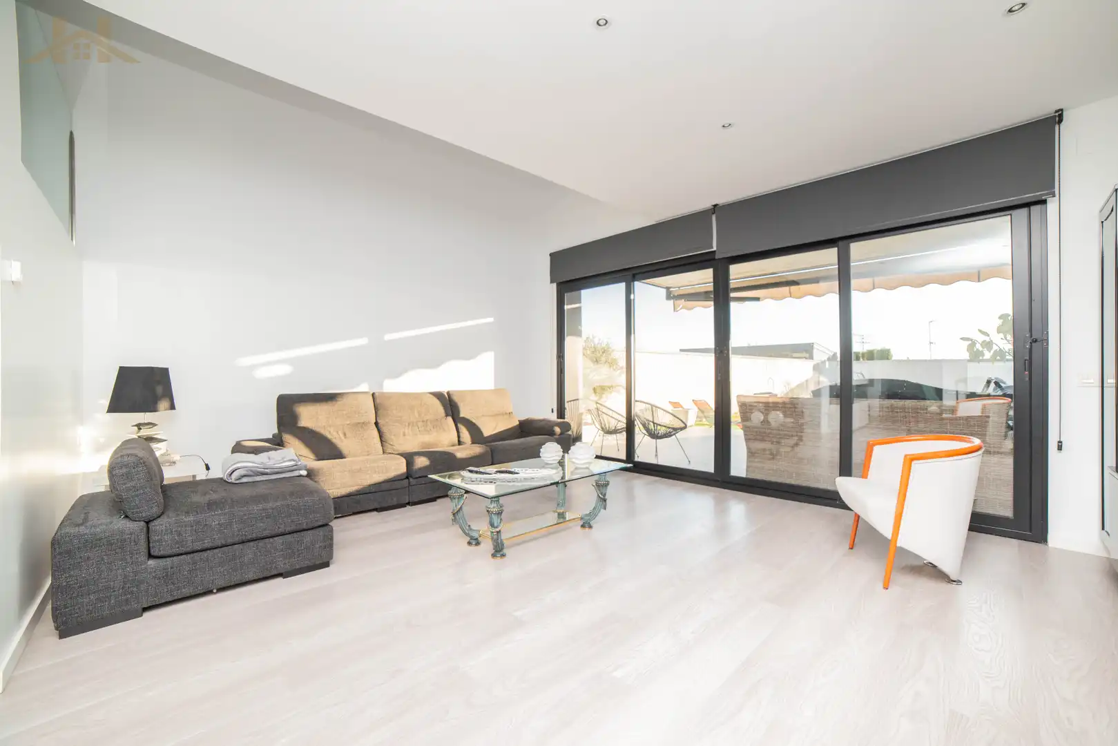 Sala de estar de Casa o chalet en venta en Arroyomolinos (Madrid) con Calefacción, Jardín privado y Terraza