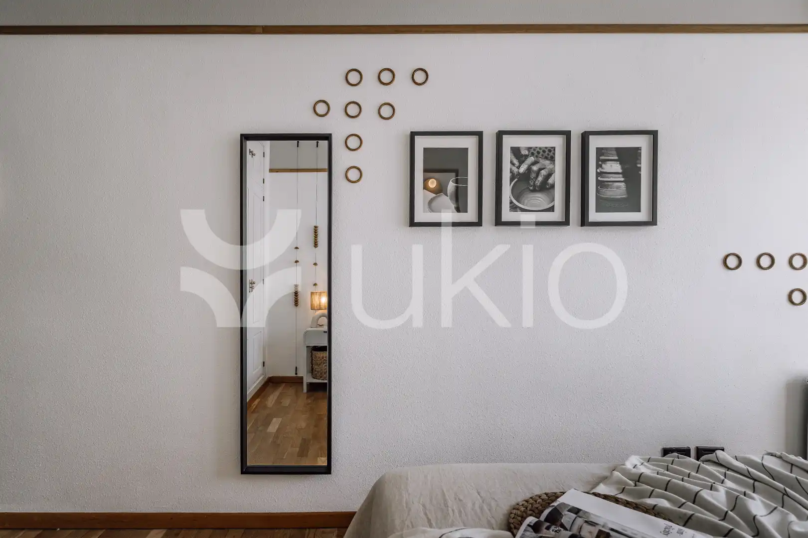 Habitación de Apartamento de alquiler en Madrid con Aire acondicionado, Calefacción y Amueblado