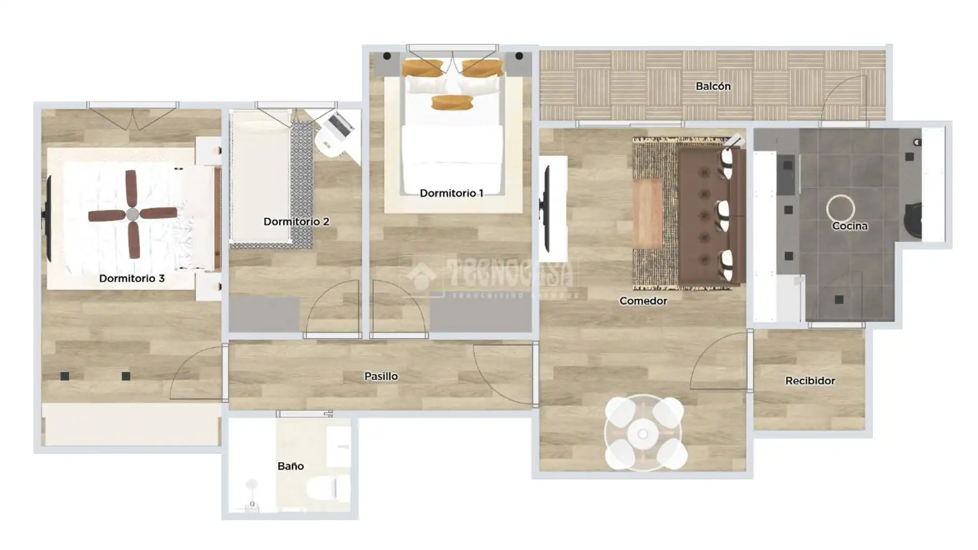 Piso en venta en Sant Adrià de Besòs con Balcón