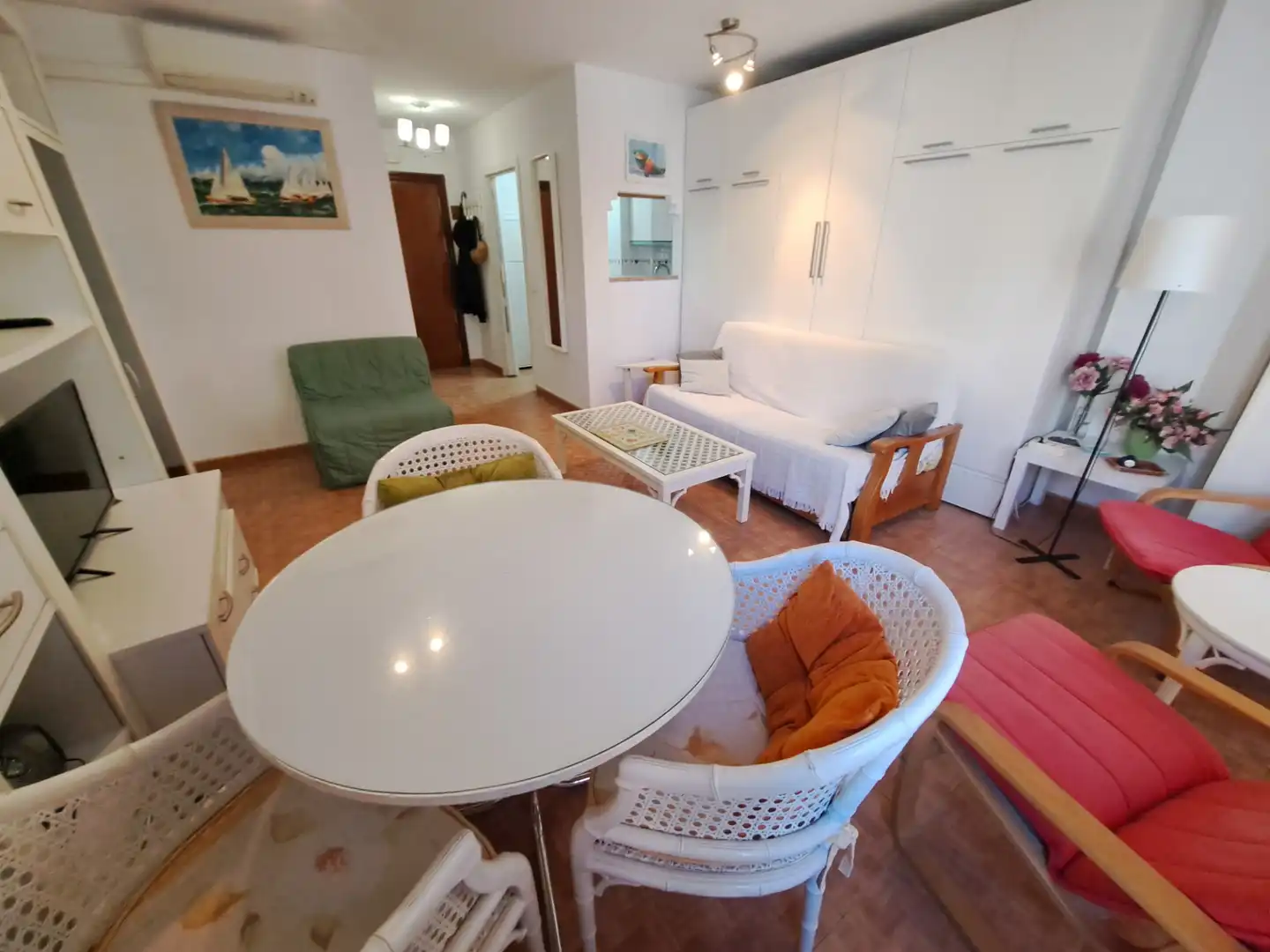 Living room of Apartments for rent in Marbella  with Air Conditioner, Heating and Furnished