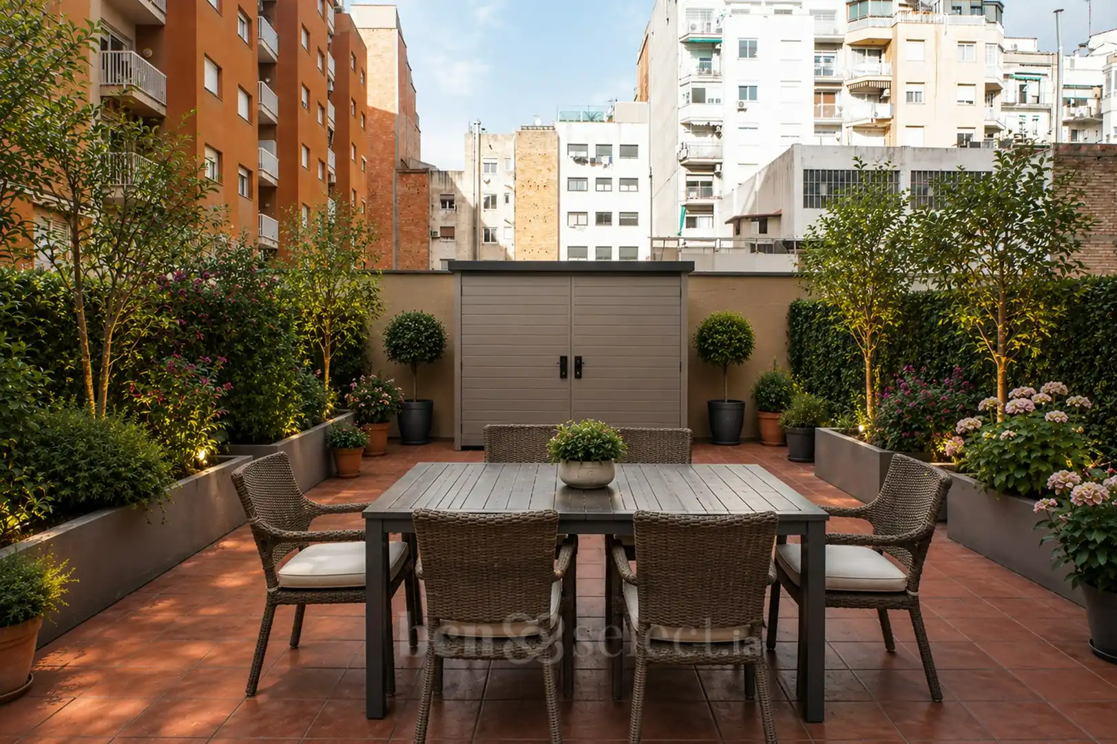 Terrace of Flat for sale in Barcelona  with Heating, Private garden and Terrace