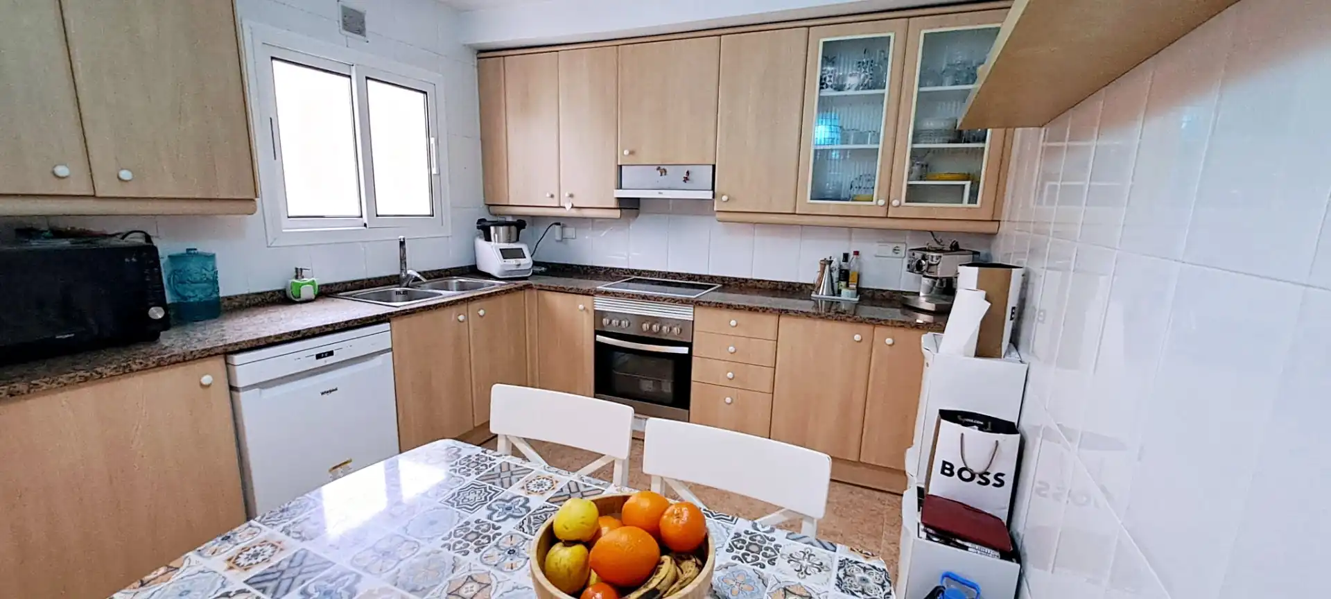 Cocina de Dúplex en venta en Malgrat de Mar con Aire acondicionado, Terraza y Amueblado