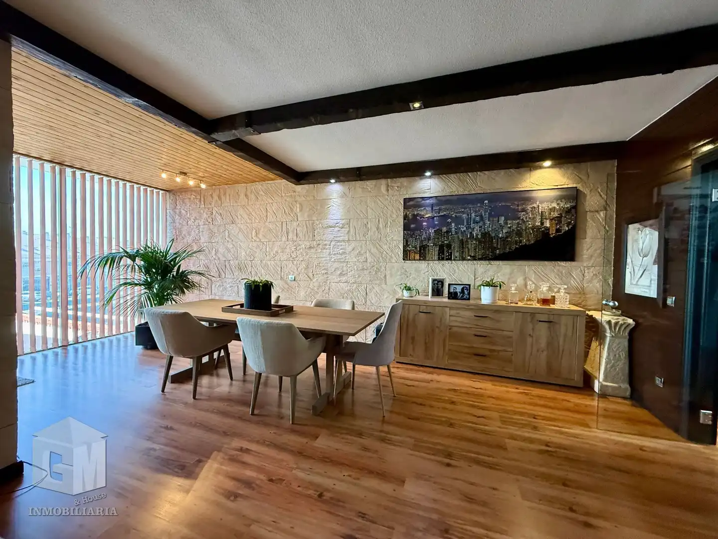 Dining room of Detached homes for sale in Arroyomolinos (Madrid)  with Air Conditioner, Heating and Private garden