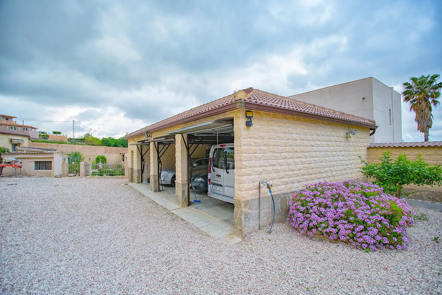 Vista exterior de Finca rústica en venta en Aspe con Aire acondicionado, Calefacción y Jardín privado