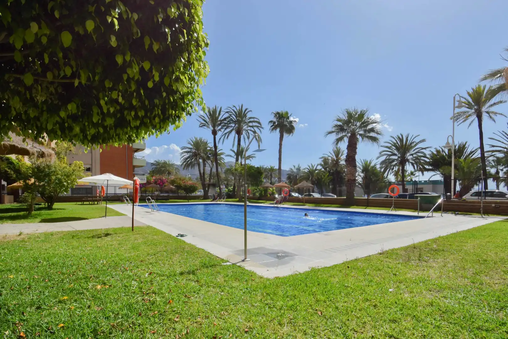 Swimming pool of Flat for sale in Almuñécar  with Parquet flooring, Terrace and Furnished