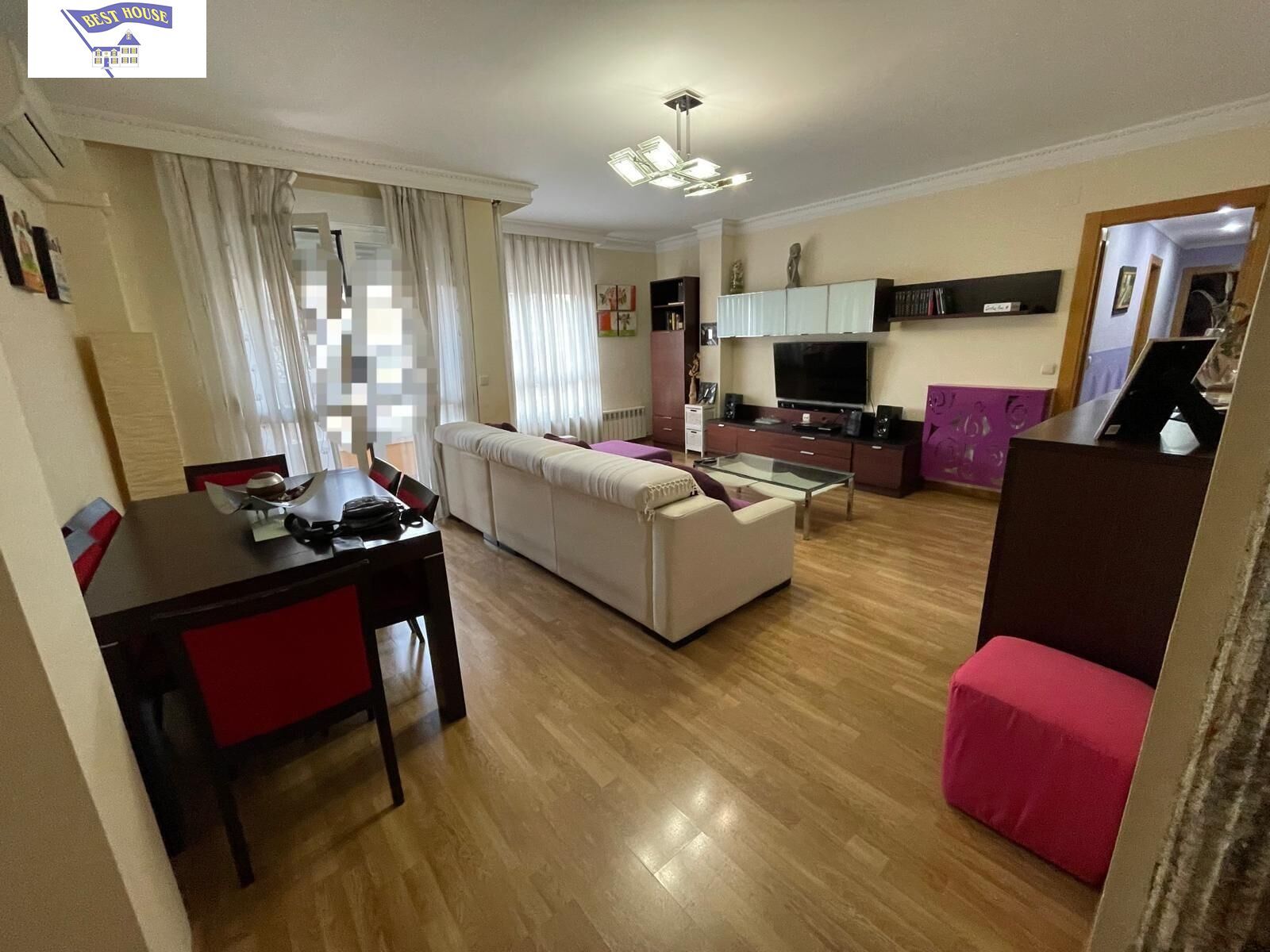 Living room of Flat for sale in  Albacete Capital  with Heating, Terrace and Storage room