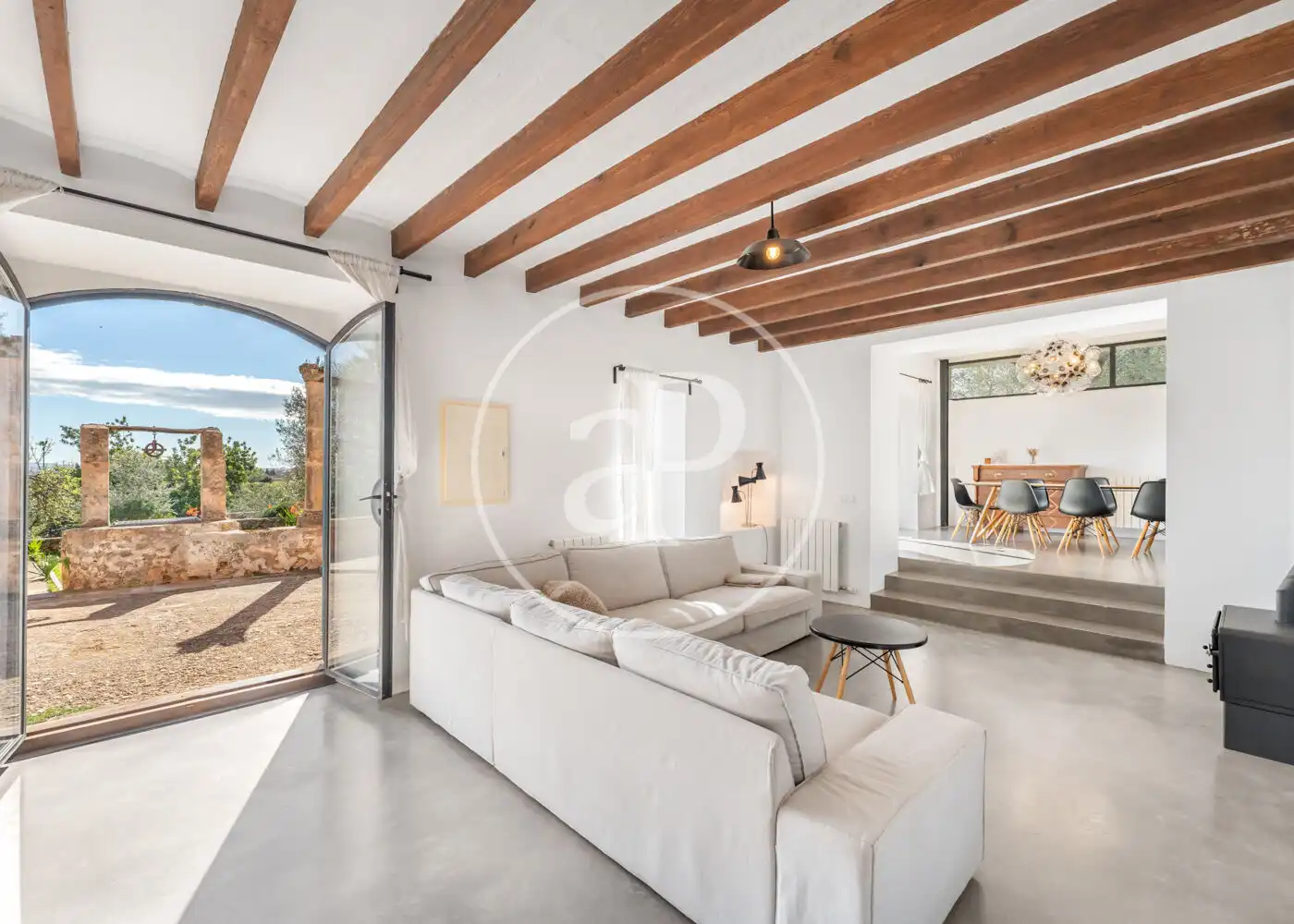 Sala d'estar de Casa o xalet en venda en  Palma de Mallorca amb Aire condicionat, Calefacció i Jardí privat