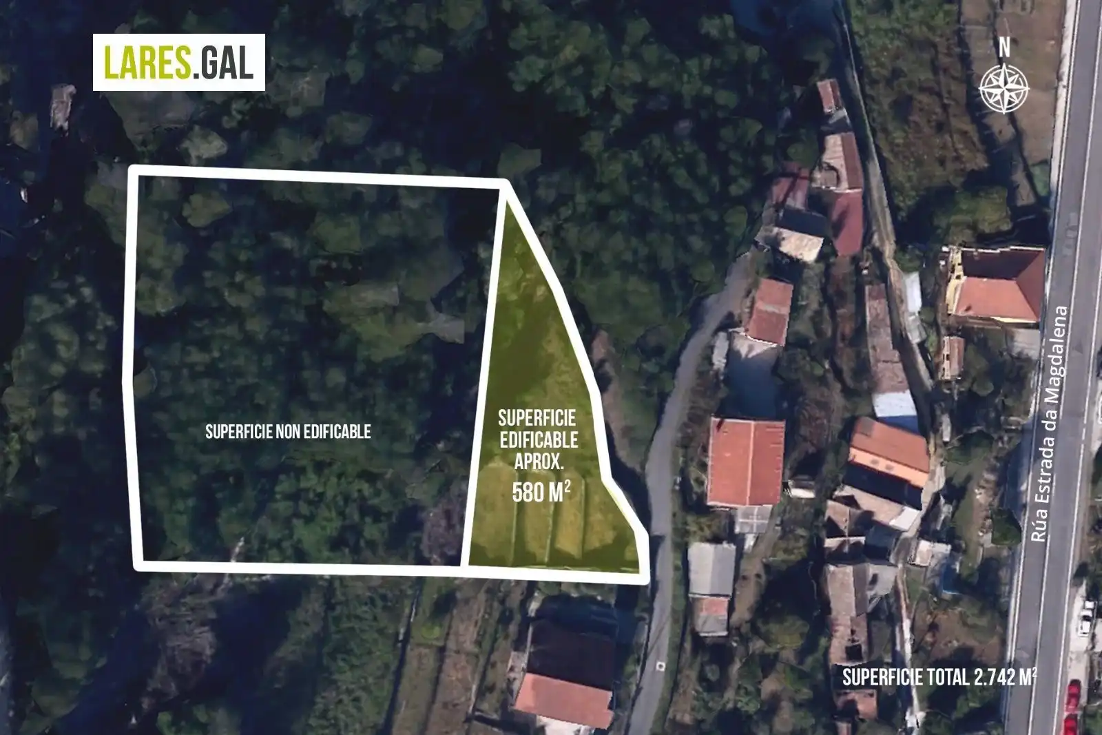 Residential land for sale in Rúa Ourelo, imagen 3
