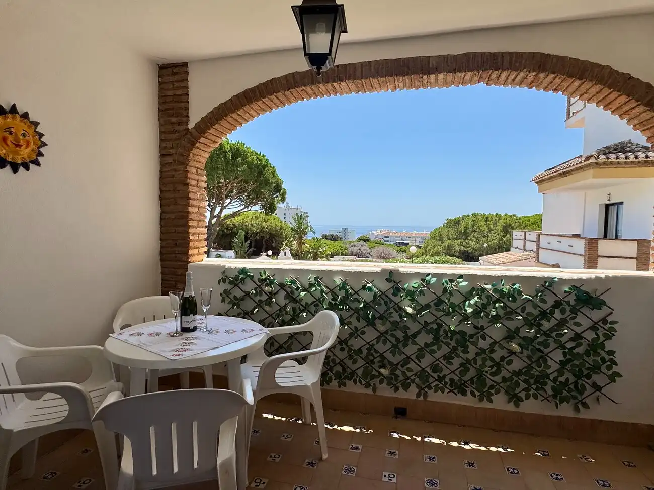 Terraza de Apartamento en venta en Mijas con Aire acondicionado, Terraza y Amueblado