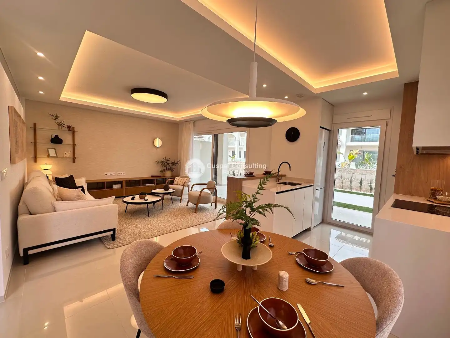 Comedor de Apartamento en venta en Rojales con Aire acondicionado, Calefacción y Jardín privado