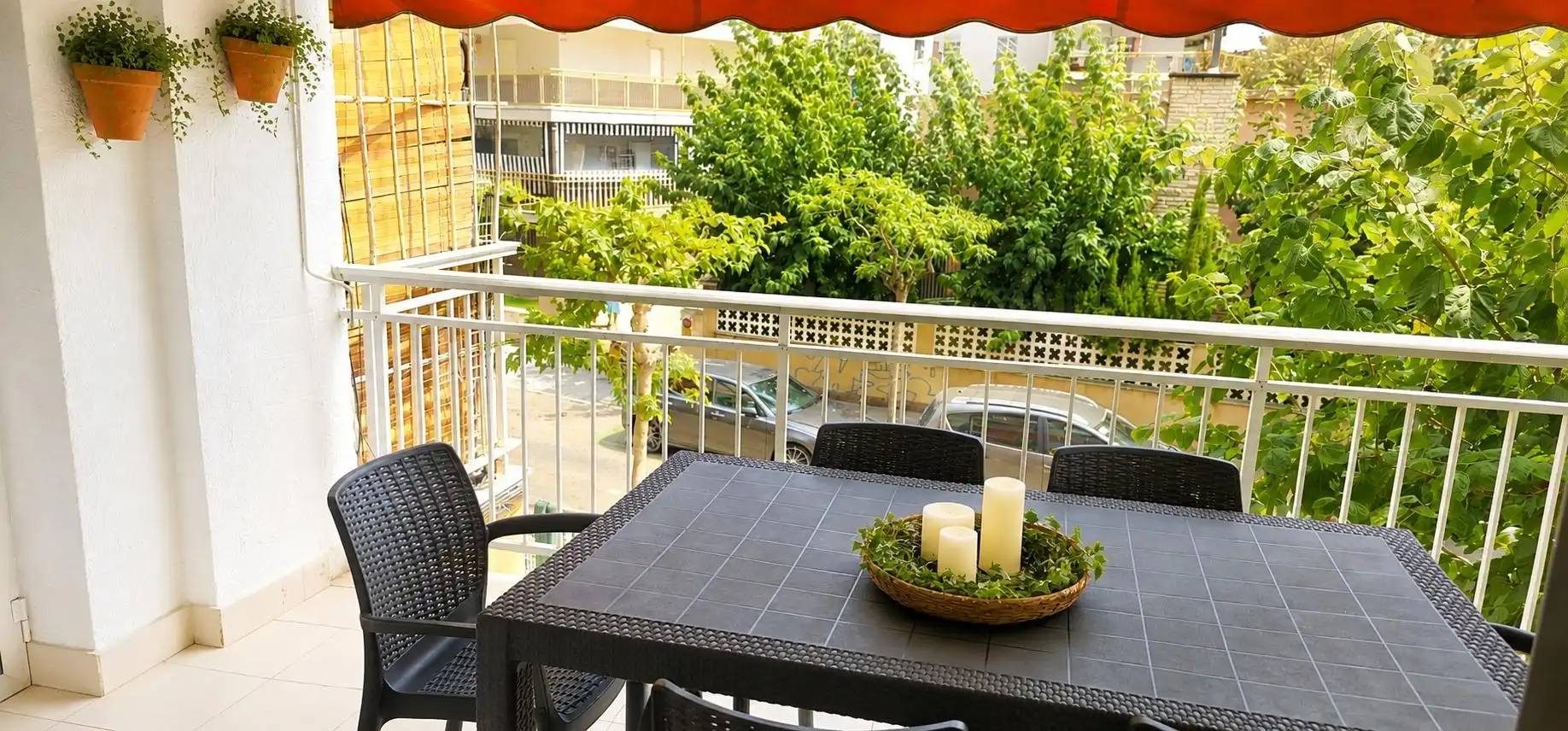 Terrasse von Wohnung zum Verkauf in Salou mit Klimaanlage, Terrasse und Möbliert