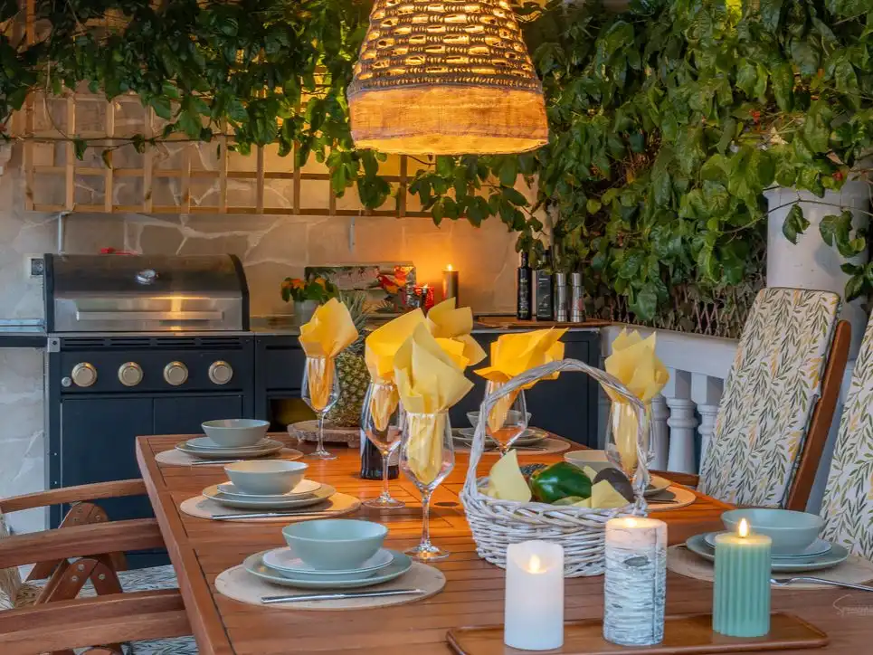 Terrassa de Casa o xalet en venda en Moraira amb Aire condicionat, Terrassa i Piscina