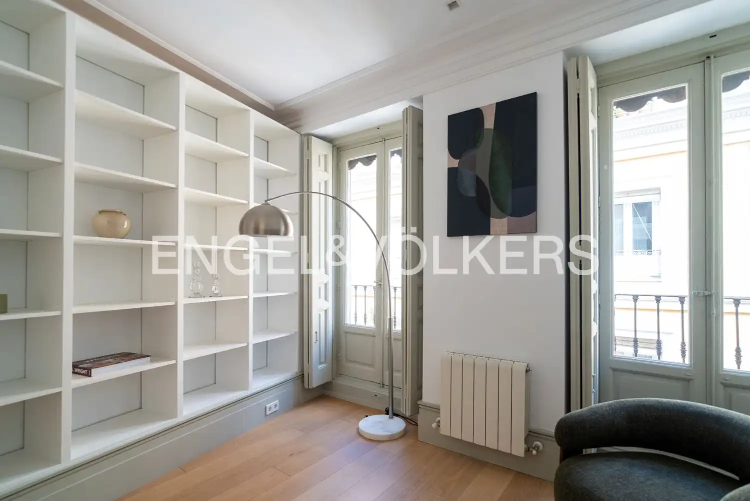 Wohnzimmer von Wohnung zur Miete in Madrid mit Klimaanlage, Heizung und Möbliert