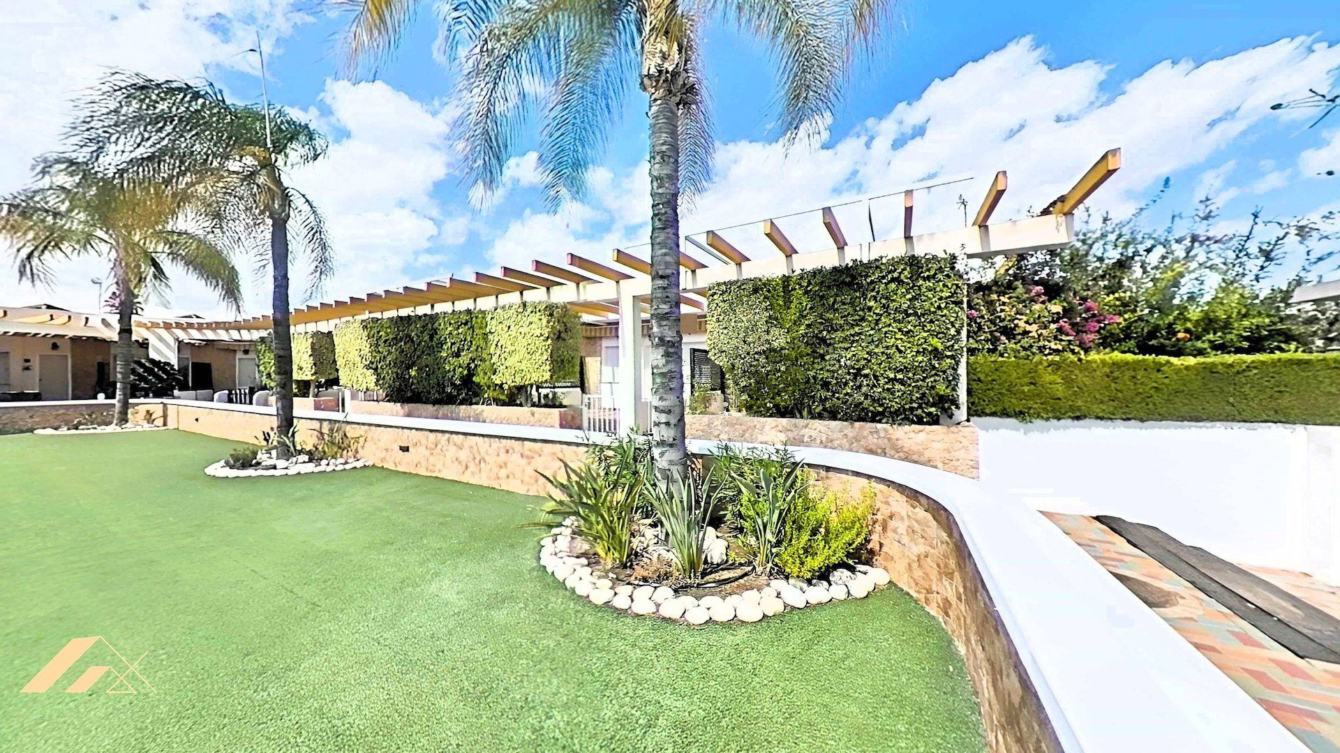 Terrasse von Country house zum verkauf in Pilar de la Horadada mit Privatgarten, Terrasse und Schwimmbad