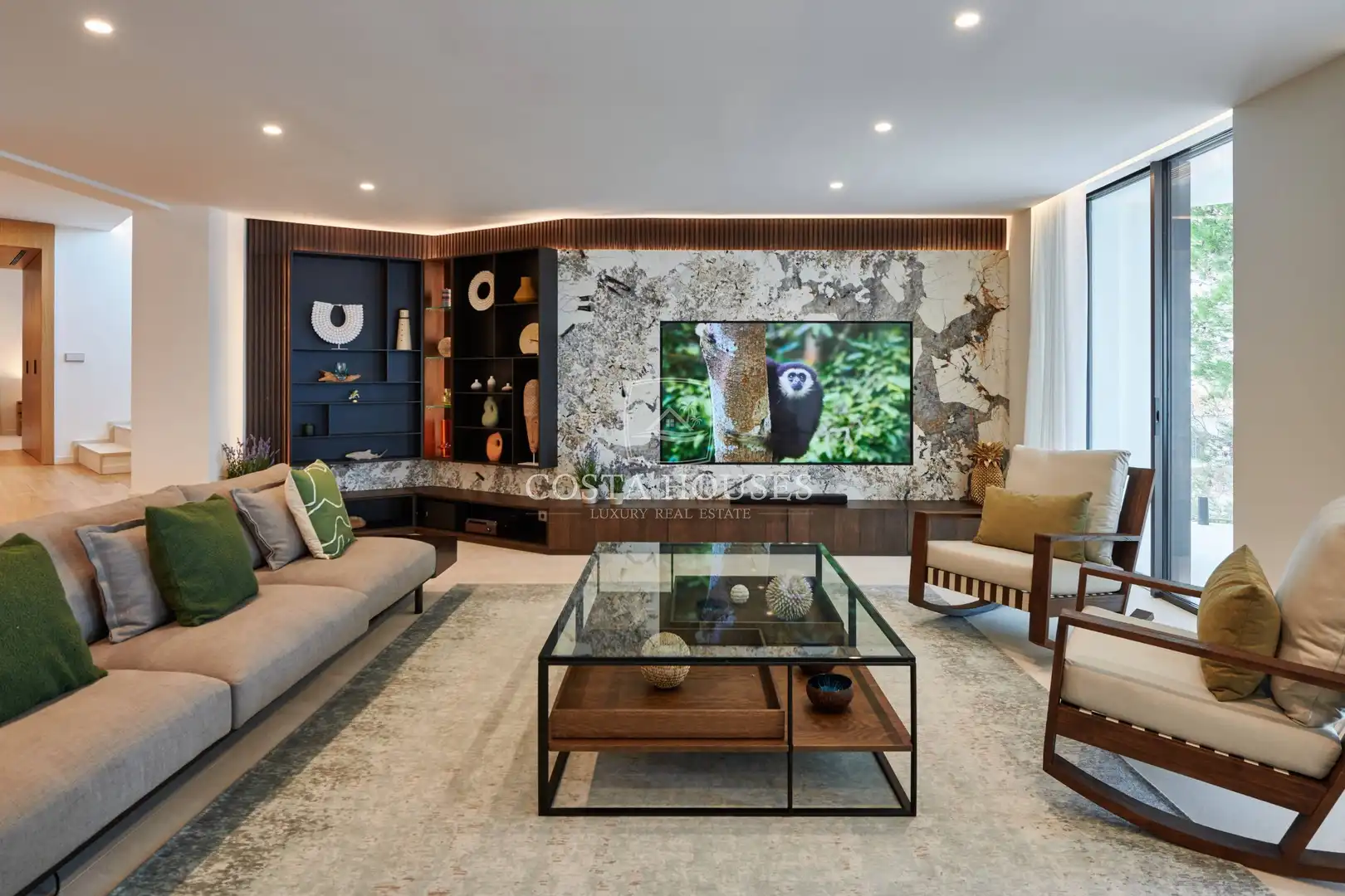 Living room of Houses for sale in Jávea / Xàbia  with Air Conditioner, Private garden and Terrace